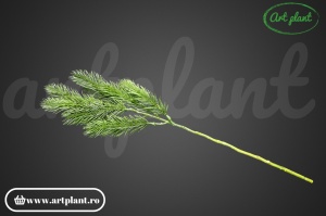 Ramură decorativă Pin, 46 cm – Verde - Img 3