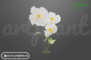 Set de 3 flori gigant Cosmos impermeabile, cu suport inclus