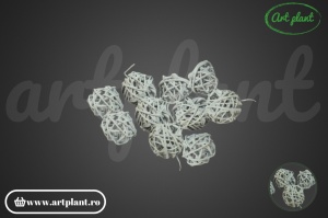 Bile ratan 3 cm gri deschis