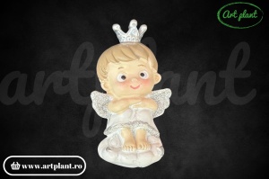 Figurină îngeraș cu coroană