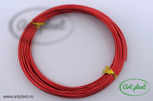Sârmă aluminiu 1.5 mm roșu