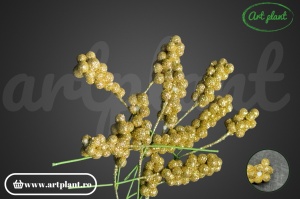 Coacăze ornamentale gold glitter