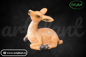 Figurină de răsină pui de căprioară