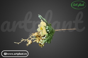 Ramură decorativă, 24 cm - aurie - Img 3