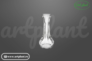 Vază sticlă transparentă 15.9 cm