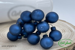 Globulete sticla night blue mat 2 cm