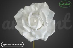 Trandafir artificial crem gigant – 170 cm - Img 4