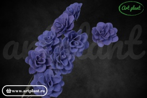 Trandafiri cu petale de lemn (akacia) violet - Img 2