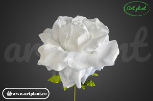 Trandafir artificial crem gigant – 170 cm