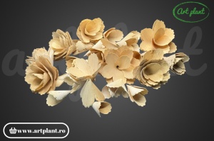 Flori din lemn natur - Img 2