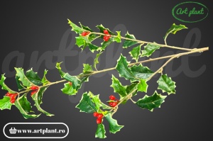 Ramură decorativă Ilex, 63 cm - Img 2
