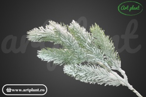 Ramură decorativă Pin, 46 cm – Snowed - Img 3