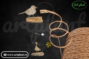 Rola șnur din hârtie cu sârmă - Img 2