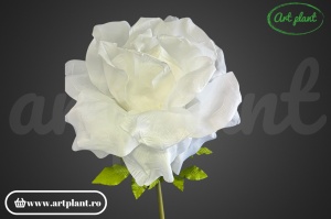 Trandafir artificial crem gigant – 170 cm - Img 5