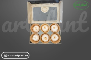 Bujor stabilizat natural din Ecuador, diametru 5 cm, înălțime 4 cm, 1 bucată
