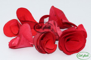 Conuri lemn rosi 5 cm, 20-25 gr