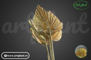 Frunze palmier aurii& glitter