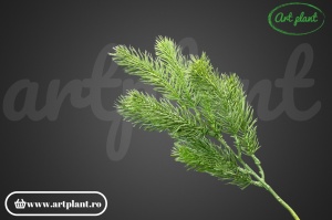 Ramură decorativă Pin, 46 cm – Verde - Img 4