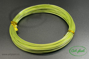 Sârmă aluminiu 1.5 mm verde deschis