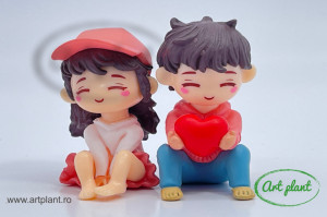 Minifigurine rasina cuplu inima (mod. 3) - Img 2