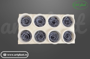 detaliu trandafir criogenat Night Shadow L – aranjament floral de lux