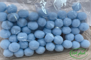 Bile bumbac bleu