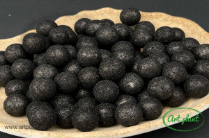 Bile glitter negre