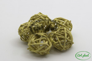 Bile ratan verde deschis 3 cm