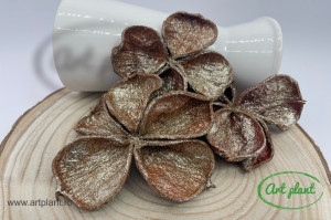 Flori uscate land lotus glitter auriu - Img 1