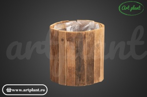 Ghiveci din lemn „Wood Stripes”