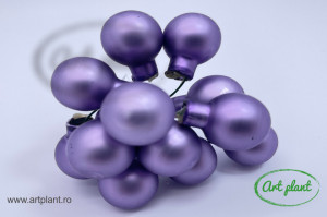 Globulete sticla mov mat 2cm