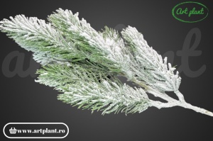 Ramură decorativă Pin, 46 cm – Snowed - Img 4
