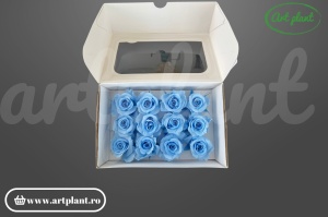 Trandafir criogenat mini baby blue 1 bucată floare naturală conservată Ecuador Art Plant