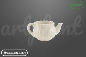 Mini vază ceramică avorio ceainic 15.9 cm