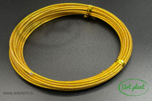 Sârmă aluminiu 1.5 mm gold