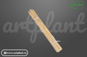 Set 100 tije florale naturale din lemn 50 cm, legate în mănunchi – accesorii pentru aranjamente florale și decoruri handmade ArtPlant.ro