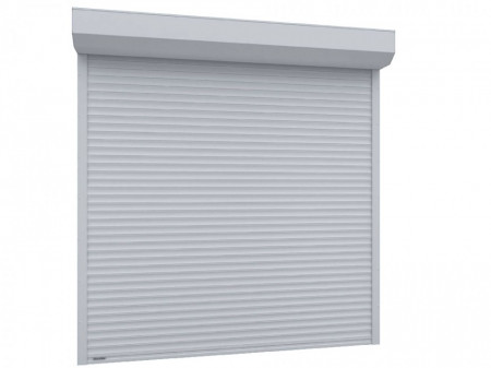 Usa garaj actionare manuala 2600 x 2200 , alb 9016 , lamele 55 mm