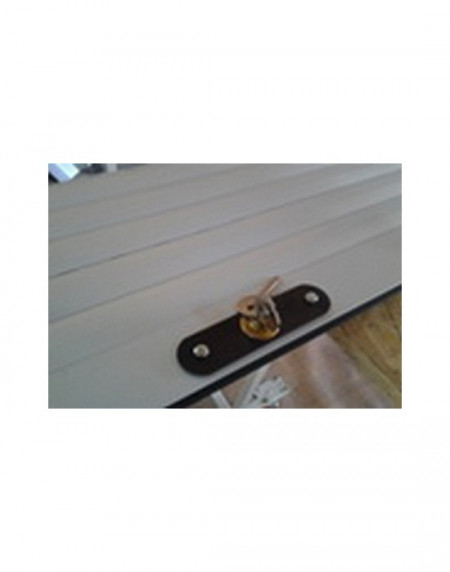 Usa garaj actionare manuala 2200 x 2200 , antracit 7016 , lamele 55 mm - Img 7