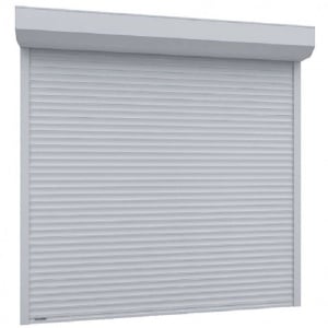 Usa garaj actionare manuala L 3500 x 2100 H , alb 9016 , lamele 55 mm