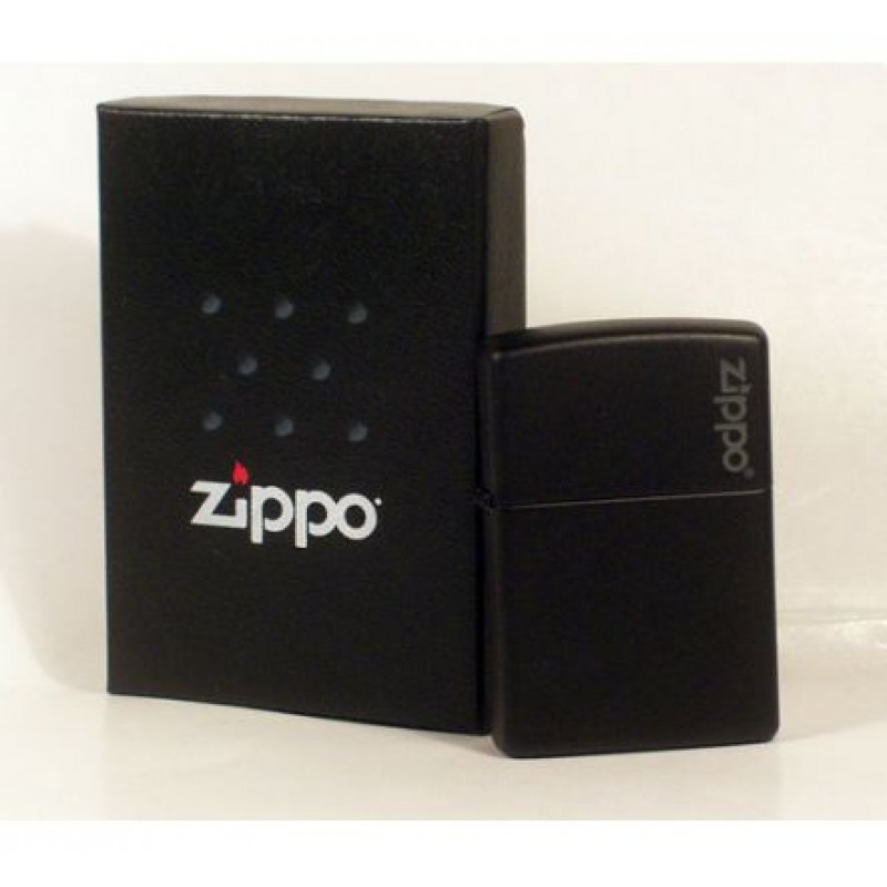 Zippo Black Matte Logo**