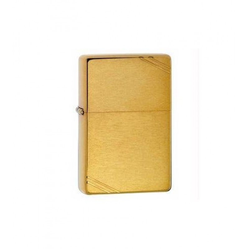 Zippo Vintage Brushed Finish Brass