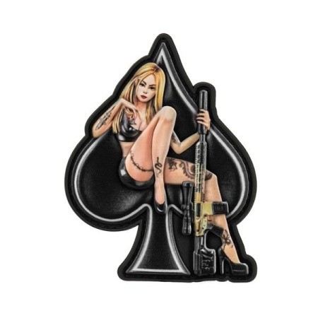 Patch M-Tac Lady of Spades - Negru