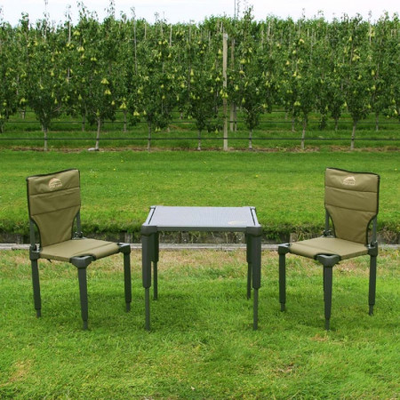Set de tabără Bushlife (1 x masă + 2 scaune)