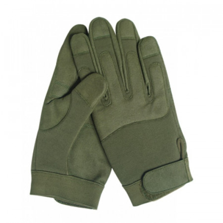 Manusi tactice din spandex - Oliv