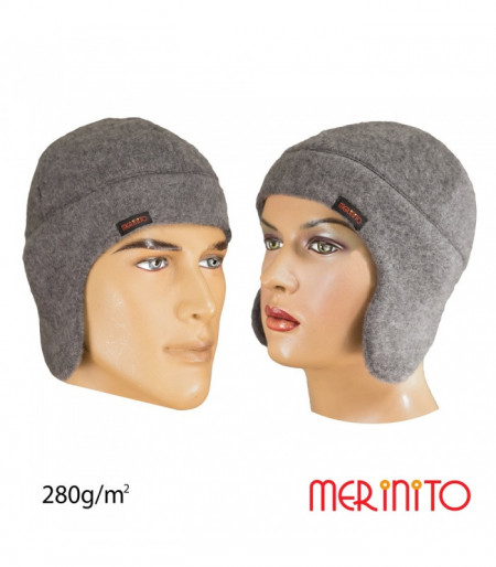 Caciula Merinito Soft Fleece 100% lana merinos - Gri