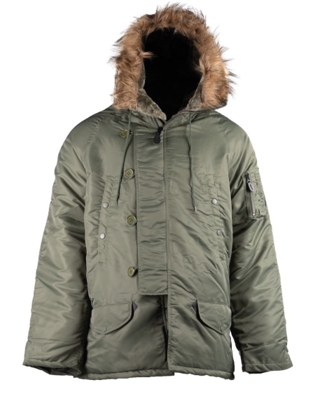 Jacheta US aviator N3B - Oliv