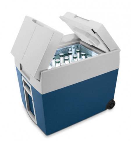 Mobicool MT48W Cutie termoelectrica de 48l cu roti, albastru, 12/230 V