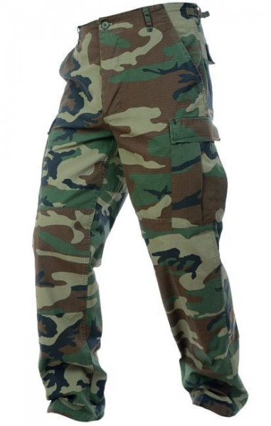 Pantaloni armata BDU ripstop - Woodland