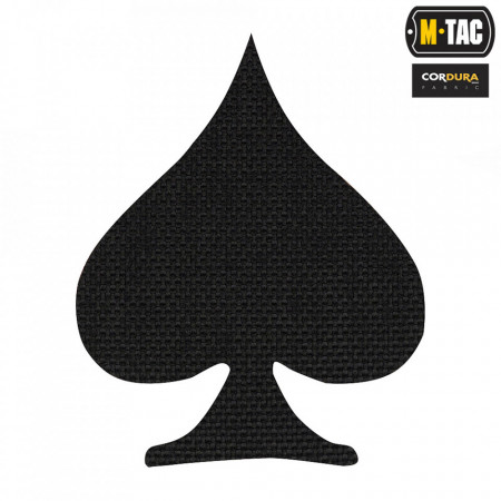Patch M-Tac Spades laser cut - Negru