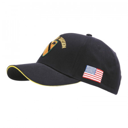 Sapca Baseball US Cavalry WWII 3D - Negru